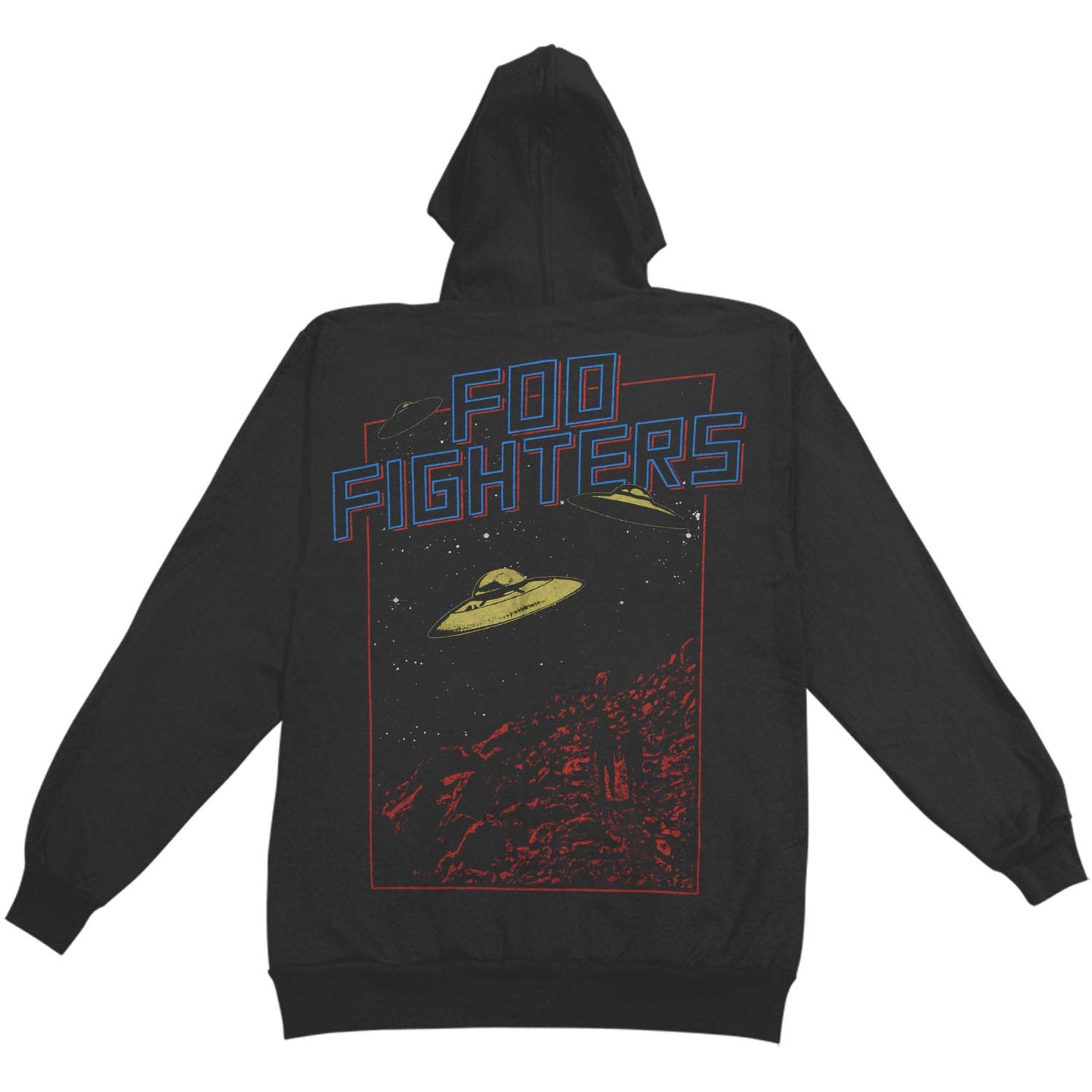 UFO Zippered Hooded Sweatshirt