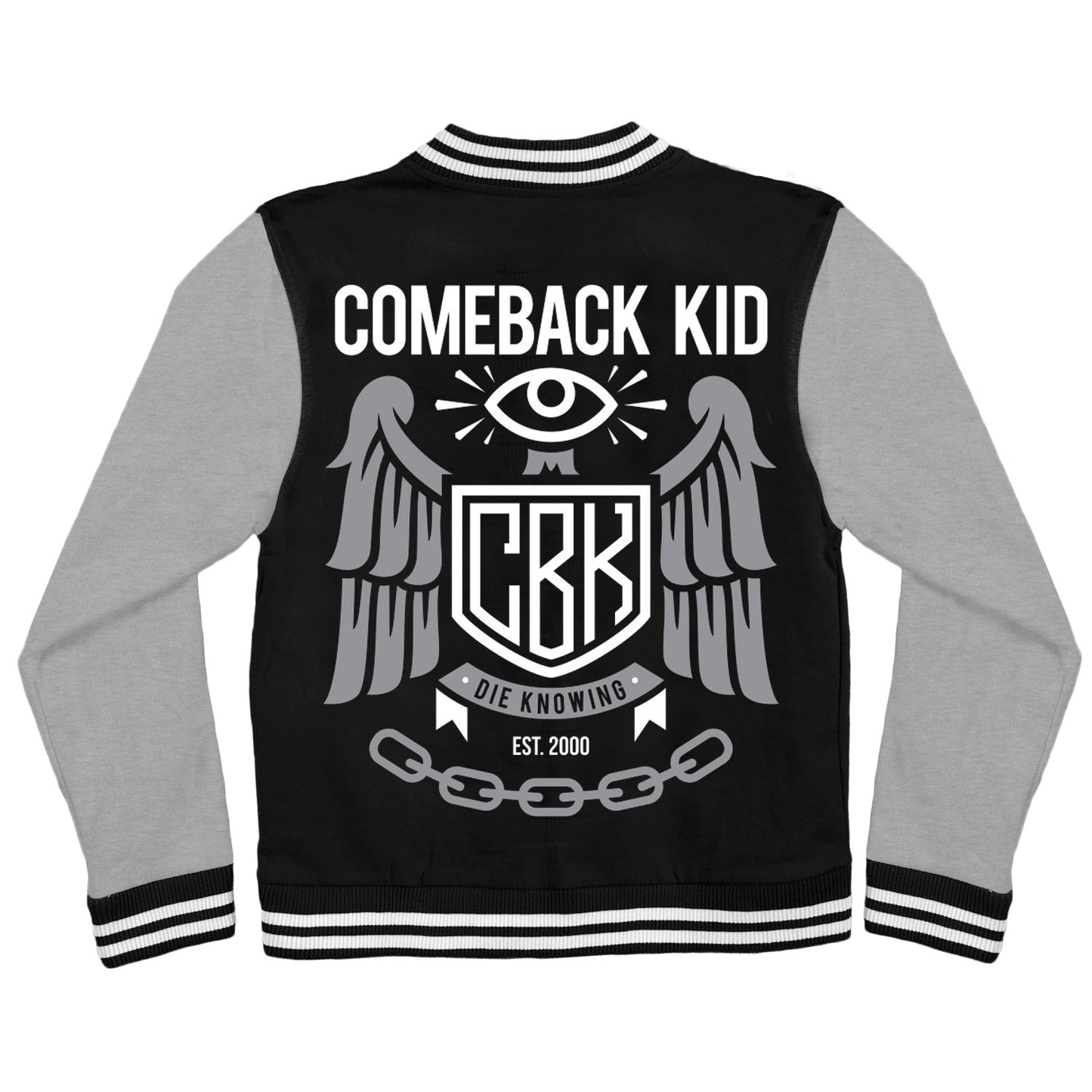 Comeback Kid Watchful Eye Varsity Jacket