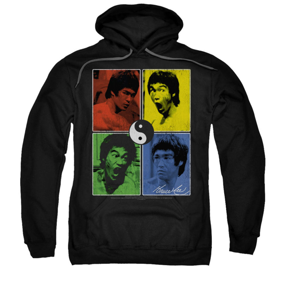 Bruce Lee Enter Color Block Hooded Sweatshirt