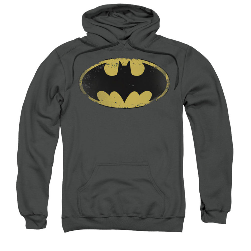 Batman Distressed Shield Hooded Sweatshirt