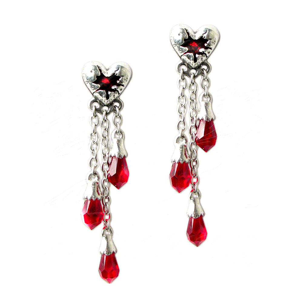 Alchemy Of England Bleeding Heart Earrings