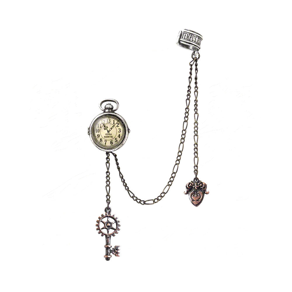 Uncle Albert's Timepiece Ear Cuff Earrings