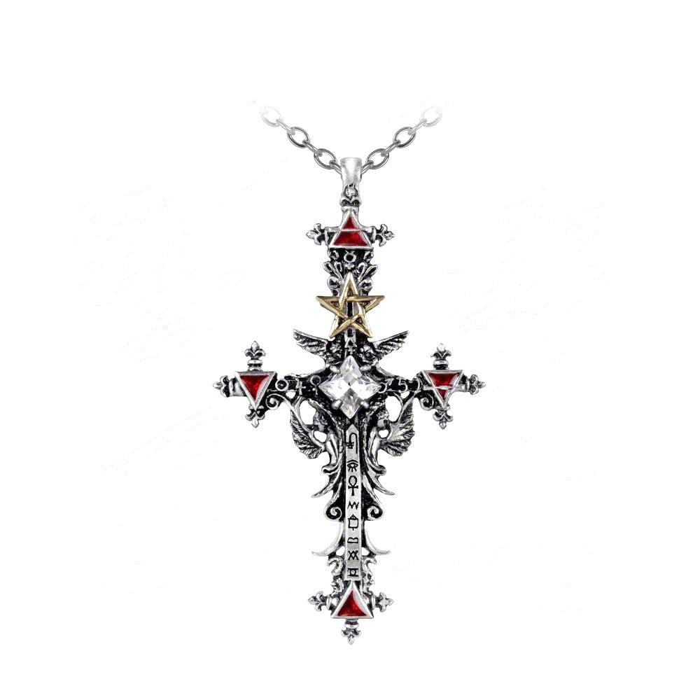Alchemy Of England Illuminati Cross Necklace