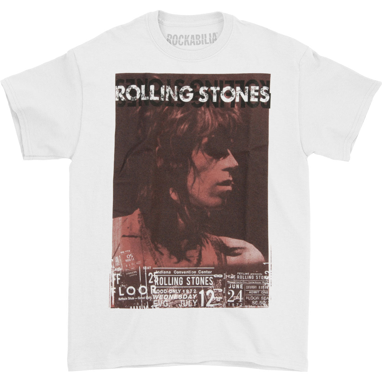 Rolling Stones Keith Vintage Live T-shirt