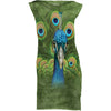Vibrant Peacock Mint Dress