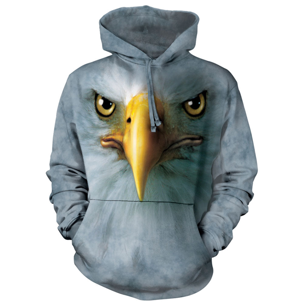 The Mountain Eagle Face Hooded Sweatshirt
