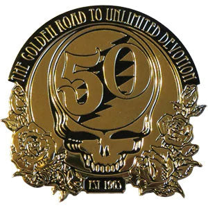 Grateful Dead 50th Anniversary Metal Sticker