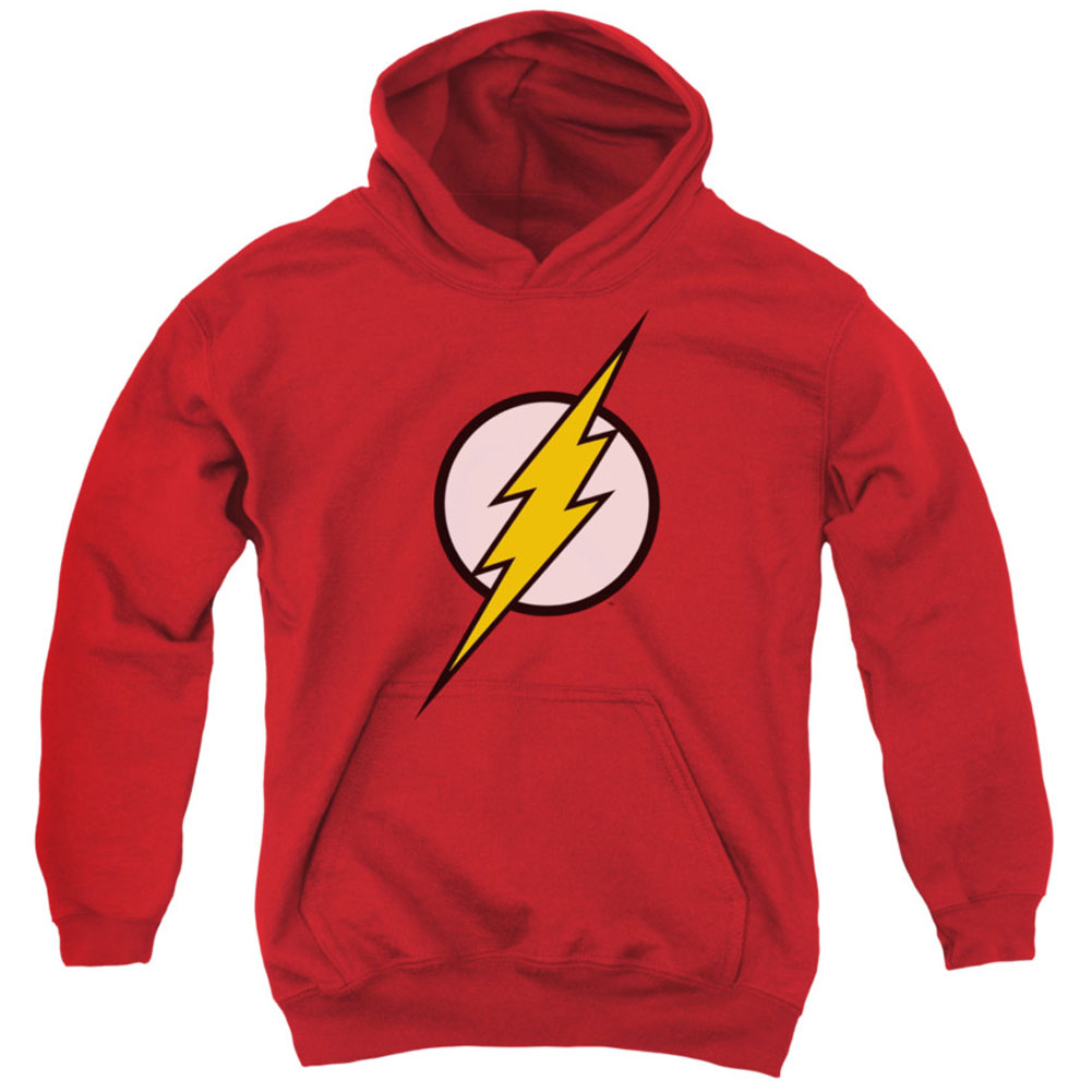 Justice League Of America Flash Logo Hooded Sweatshirt
