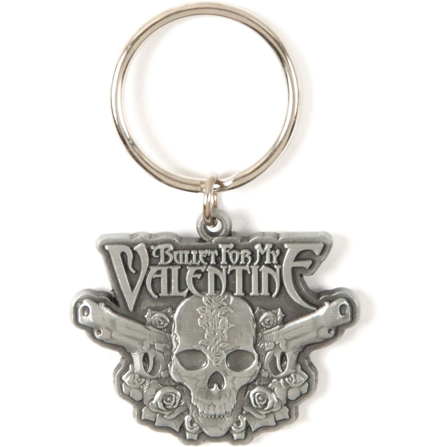 Bullet For My Valentine Two Pistols Metal Key Chain