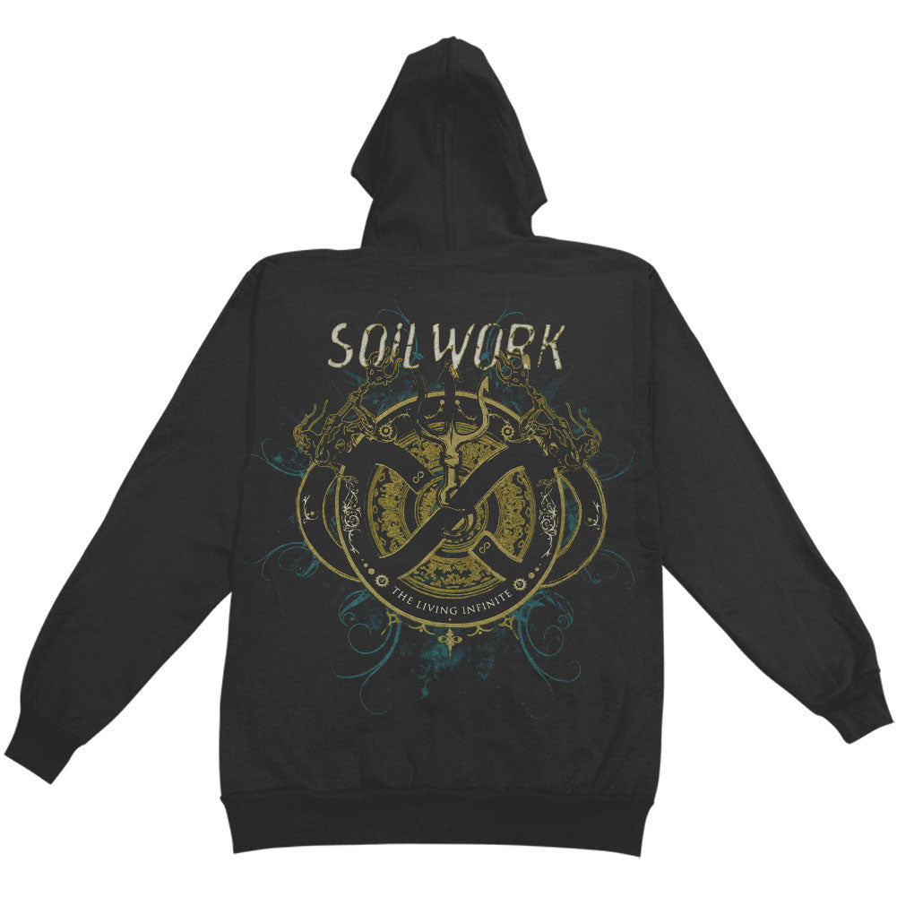 Soilwork The Living Infinite Zippered Hooded Sweatshirt