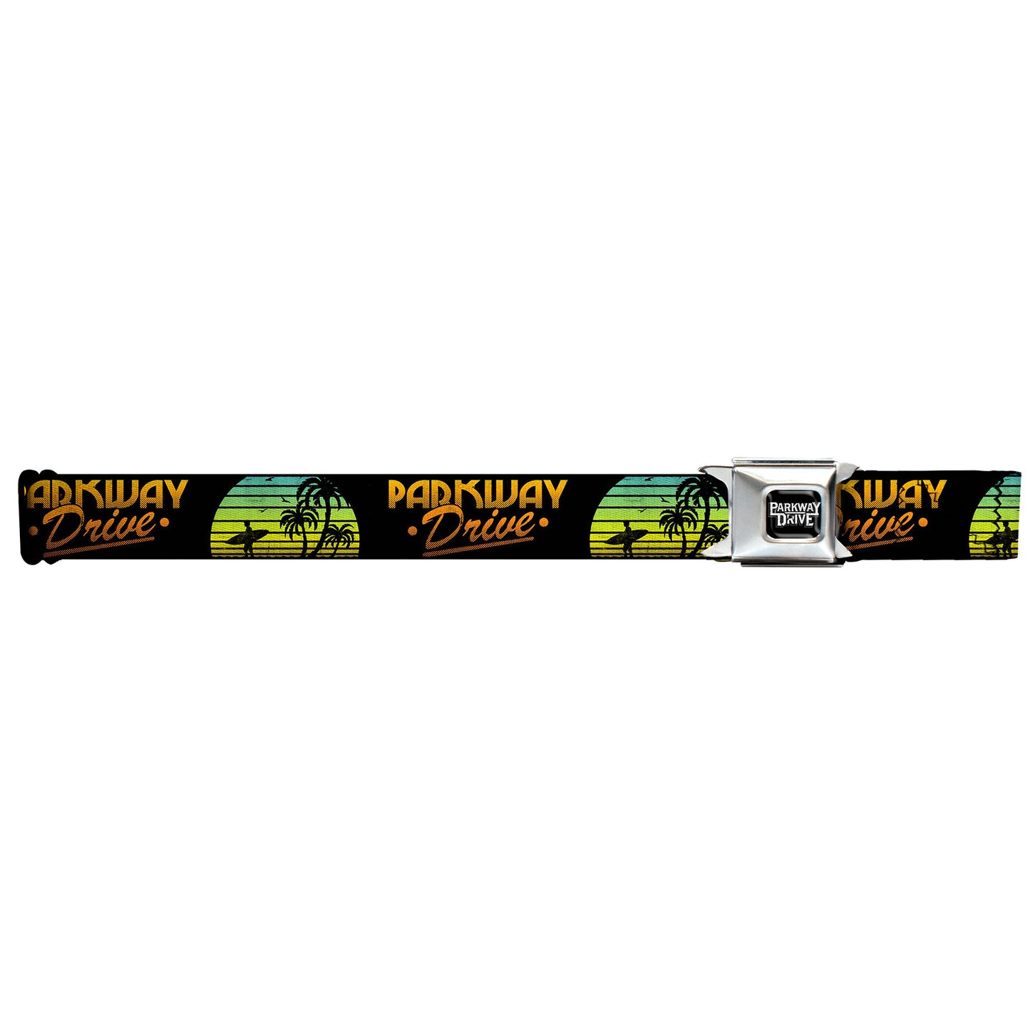 Parkway Drive Sunset Seatbelt Buckle Belt