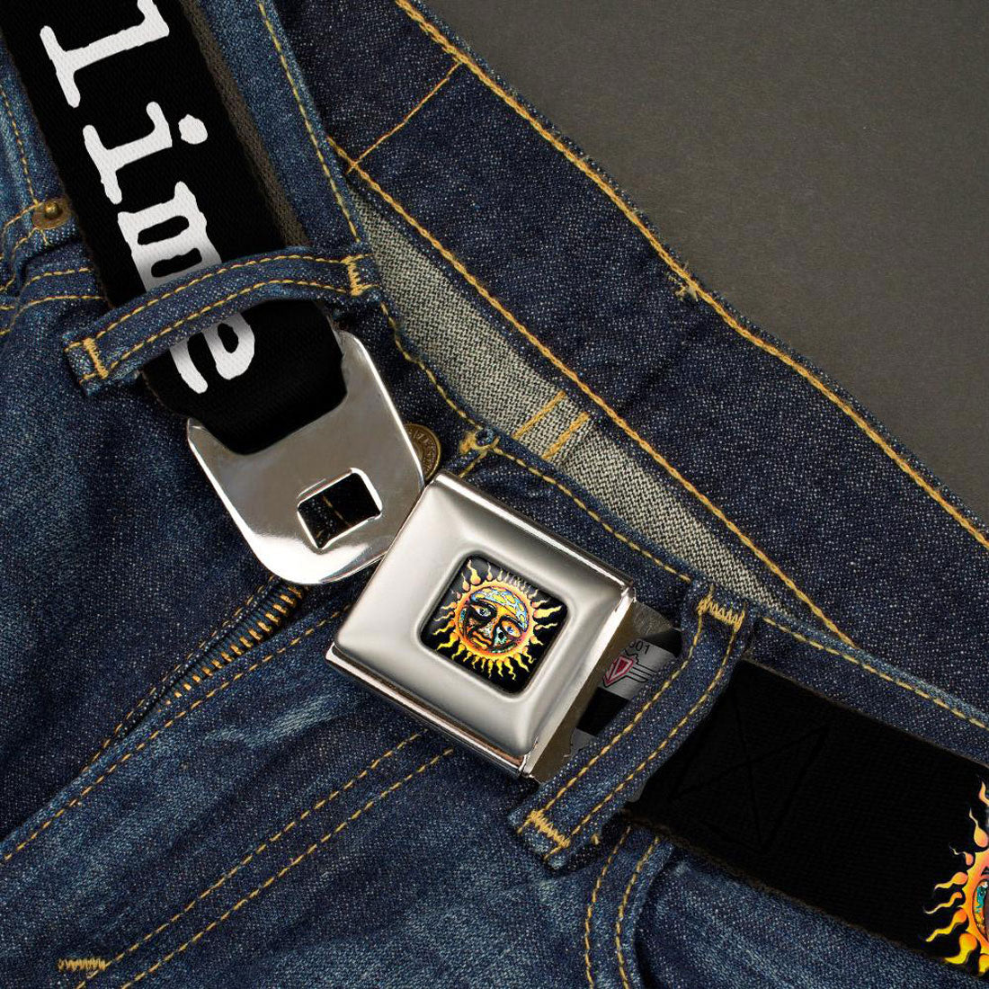 Sublime Sun Seatbelt Buckle Belt