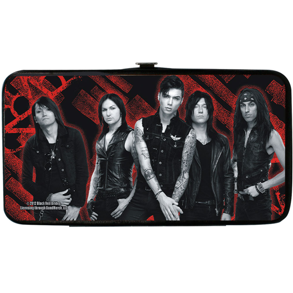 Black Veil Brides Black Veil Brides Group Pose 10 & Text Girls Wallet