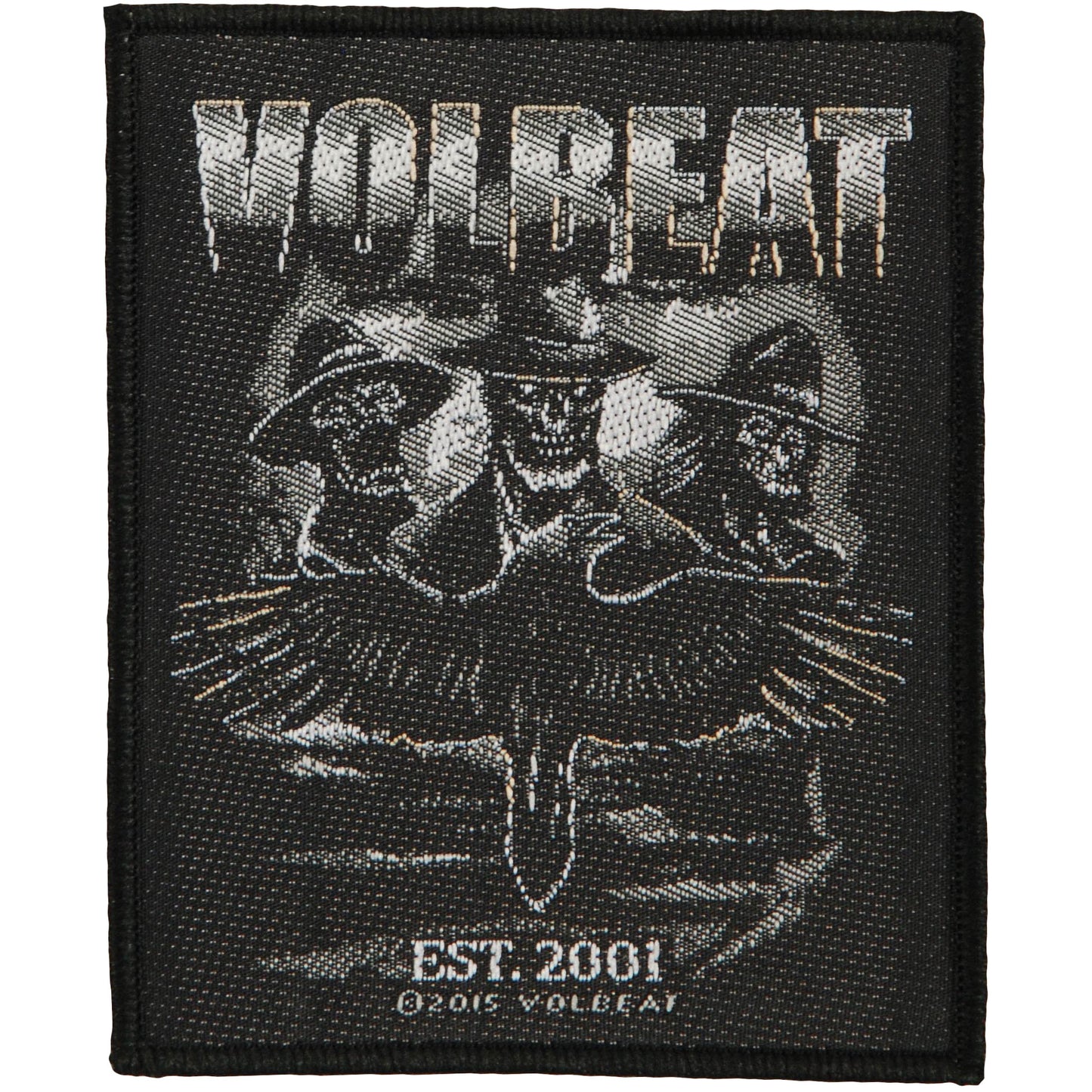 Volbeat Outlaw Raven Woven Patch