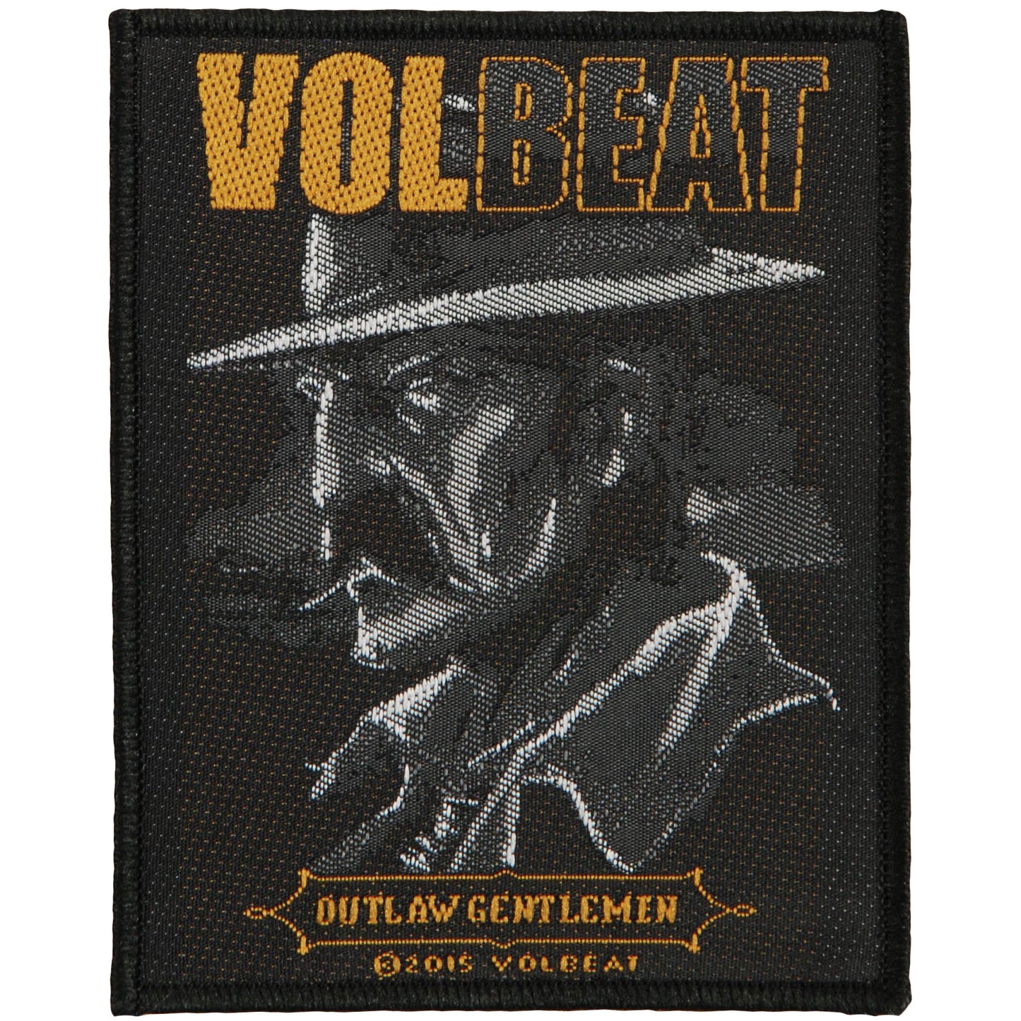 Volbeat Outlaw Gentlemen Woven Patch