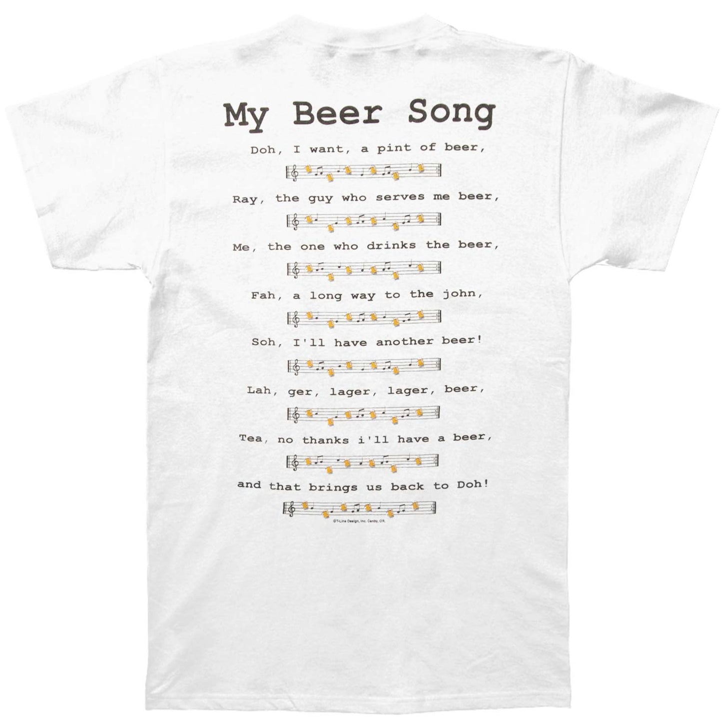 Humor My Beer Song T-shirt
