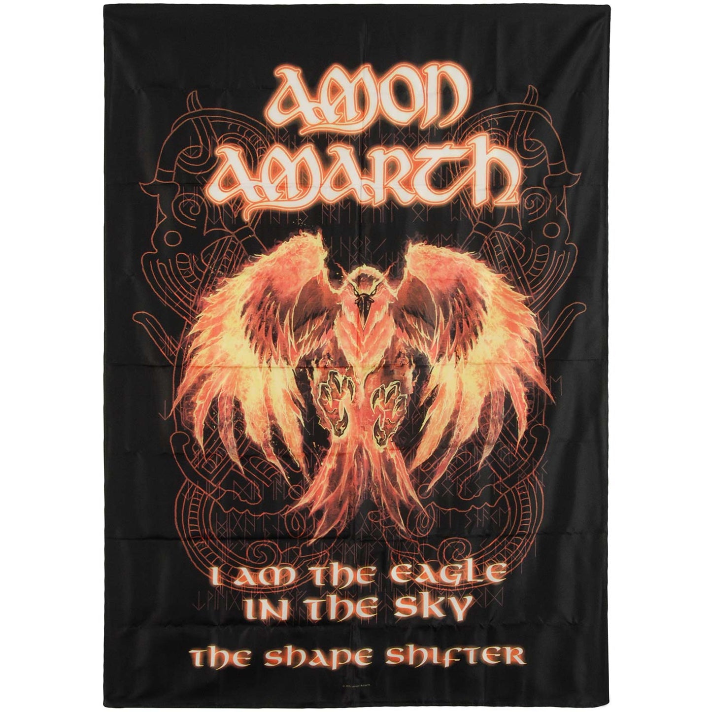 Burning Eagle Poster Flag