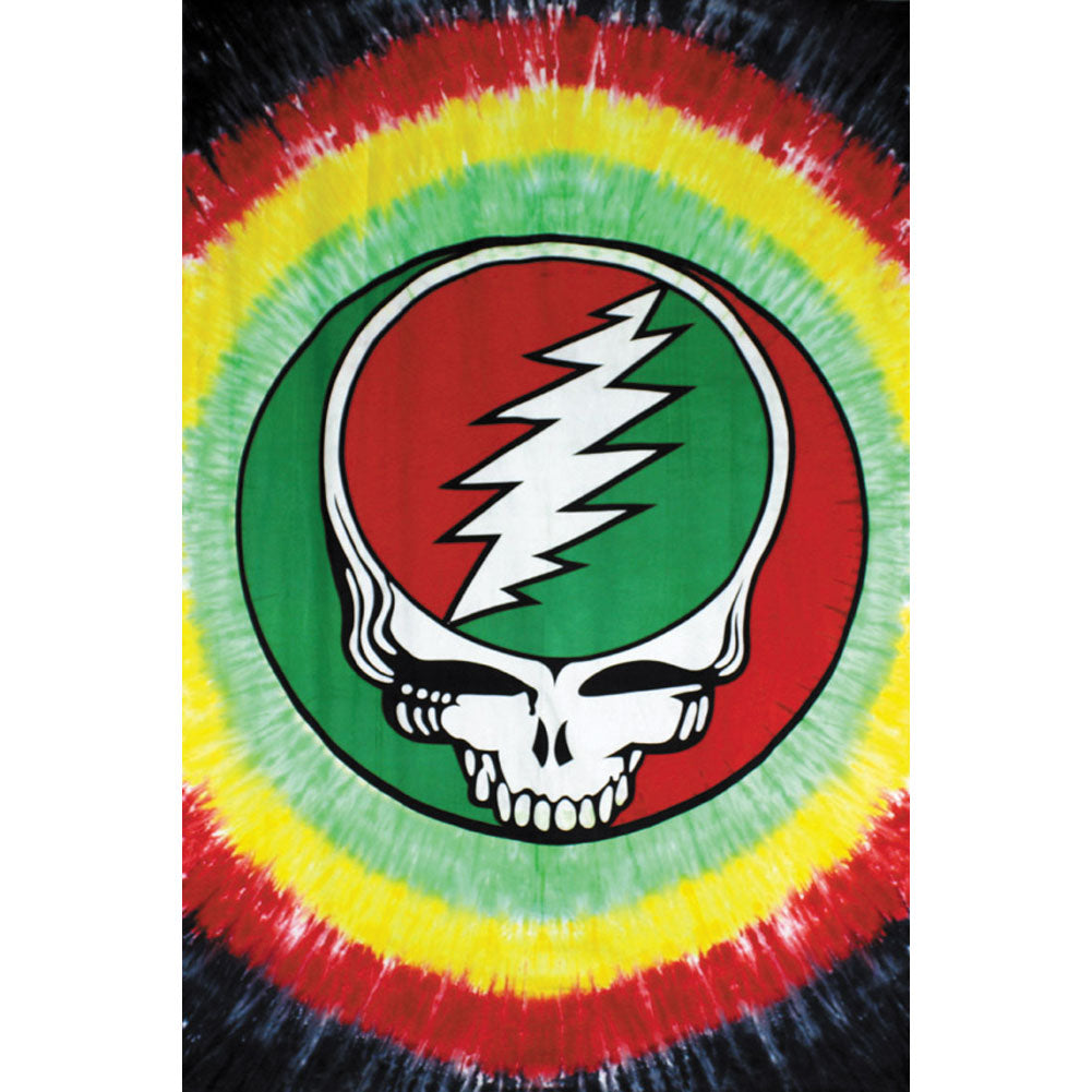 Grateful Dead SYF Rasta Tie Dye 60x90 Tapestry