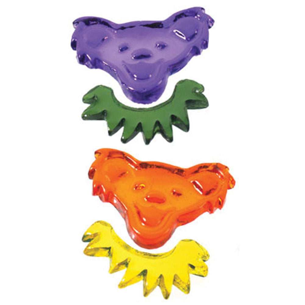 Grateful Dead Grateful Dead Bear Head Gels (Colors May Vary) Window Cling