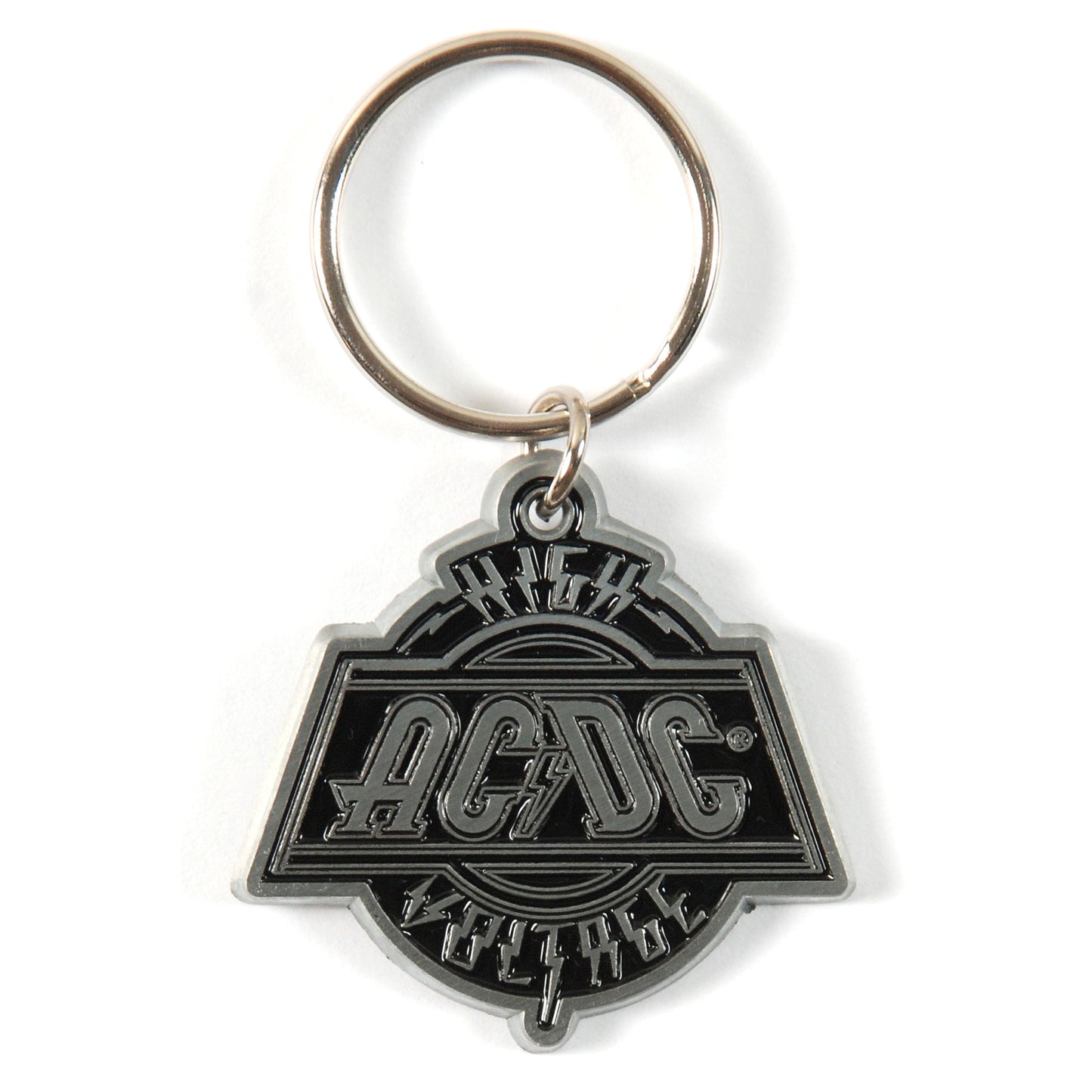 High Voltage Metal Key Chain