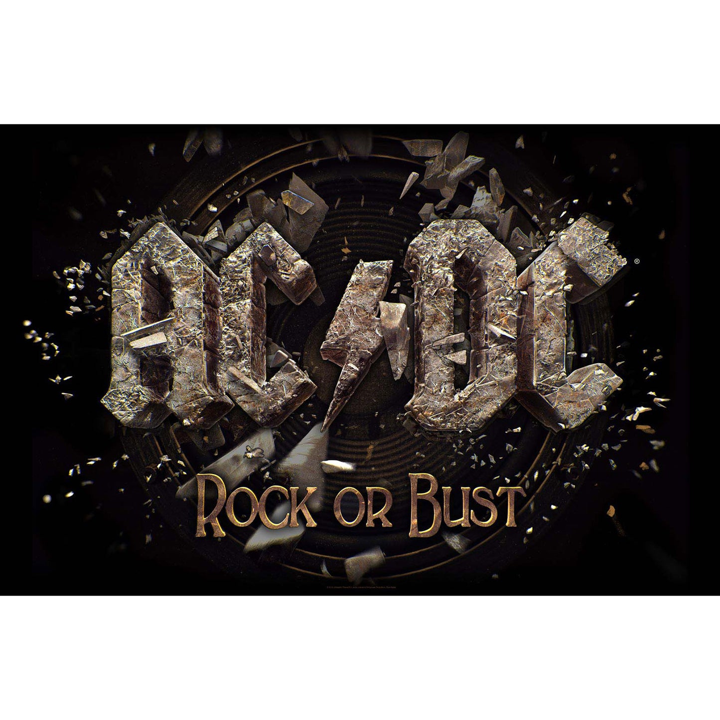 Rock Or Bust Poster Flag
