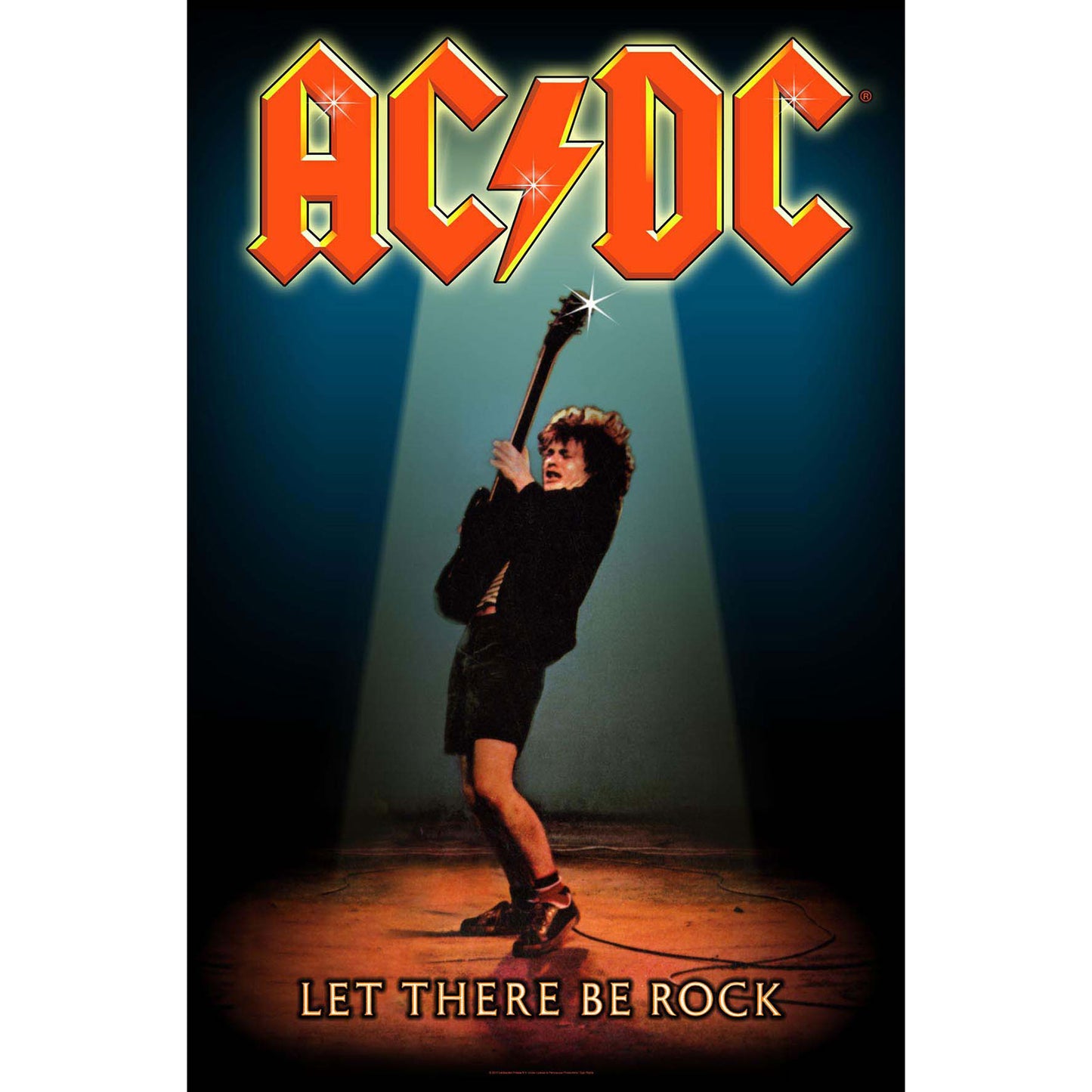 Let There Be Rock Poster Flag