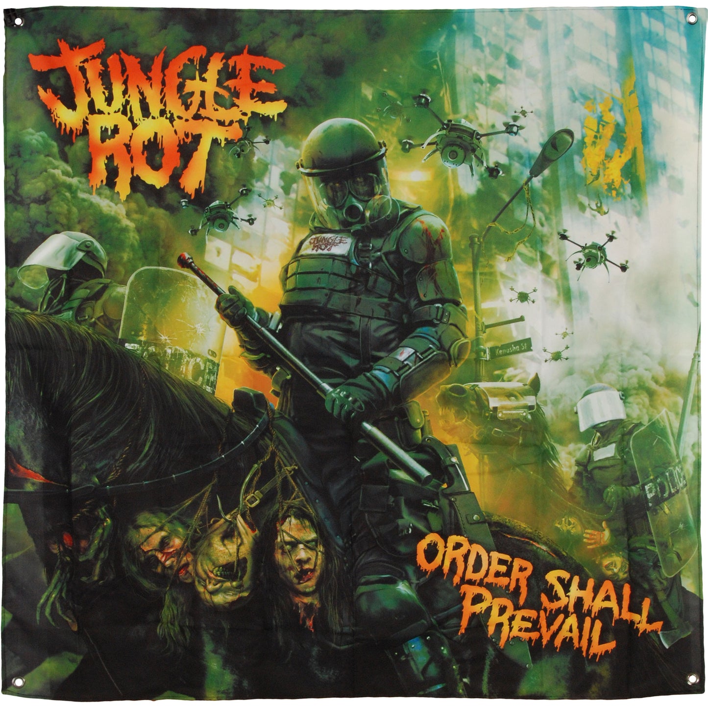 Jungle Rot Order Shall Prevail Poster Flag
