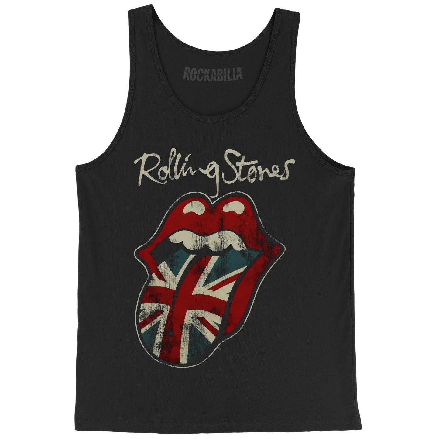 Union Jack Tongue Mens Tank