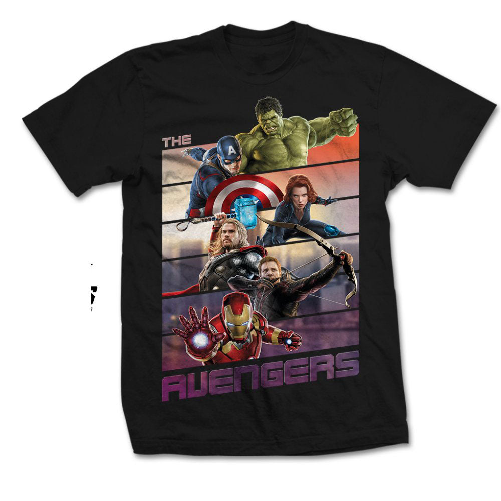 Avengers Avengers Bars T-shirt