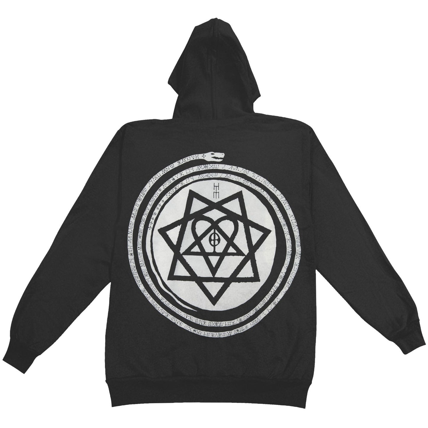 HIM HIM Graphic (Back Print) Hooded Sweatshirt