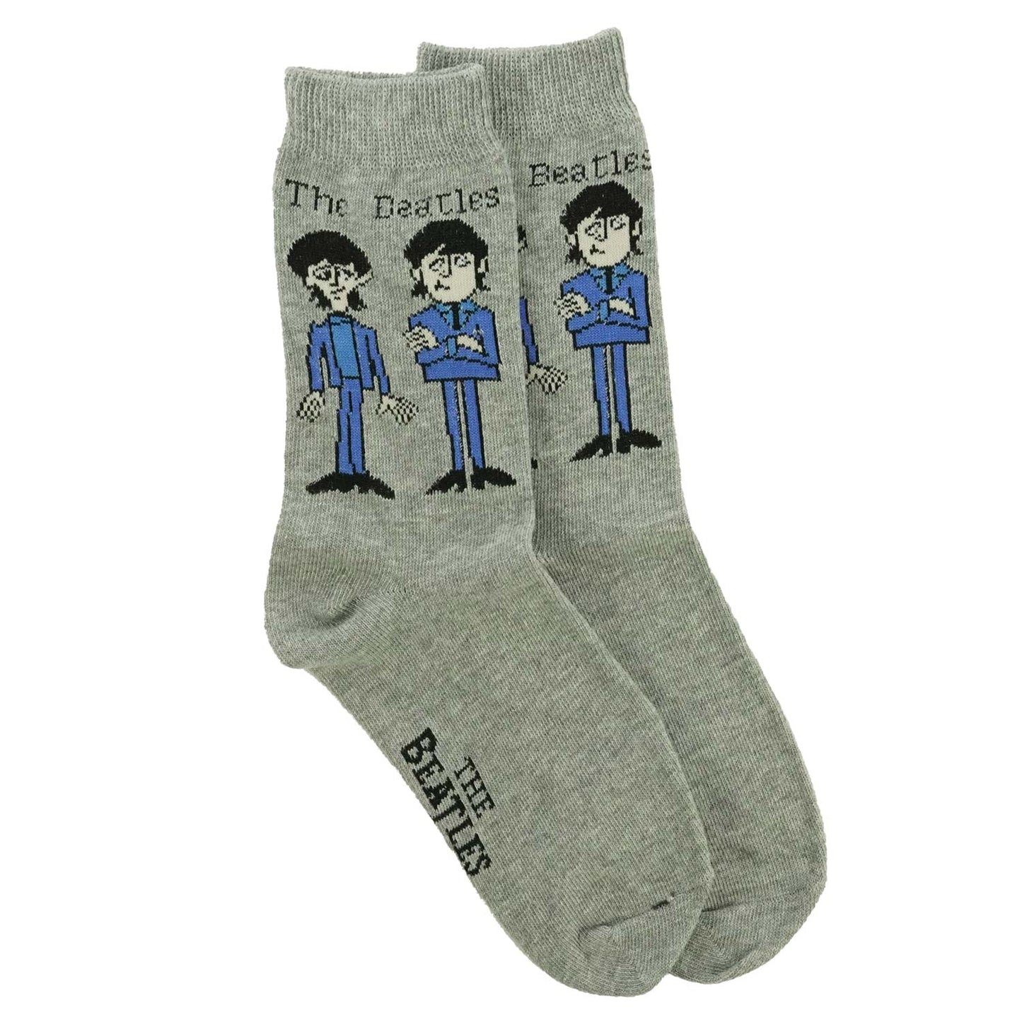Cartoon Standing (Grey) Socks