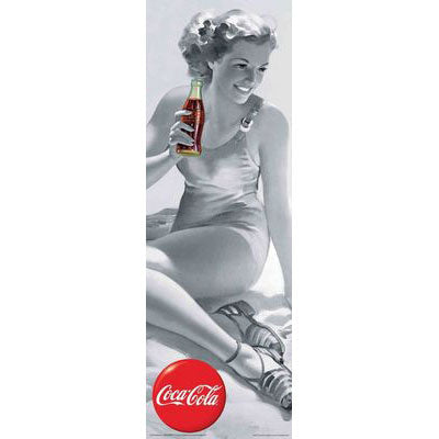 Coca-Cola Girl Slim Print Poster