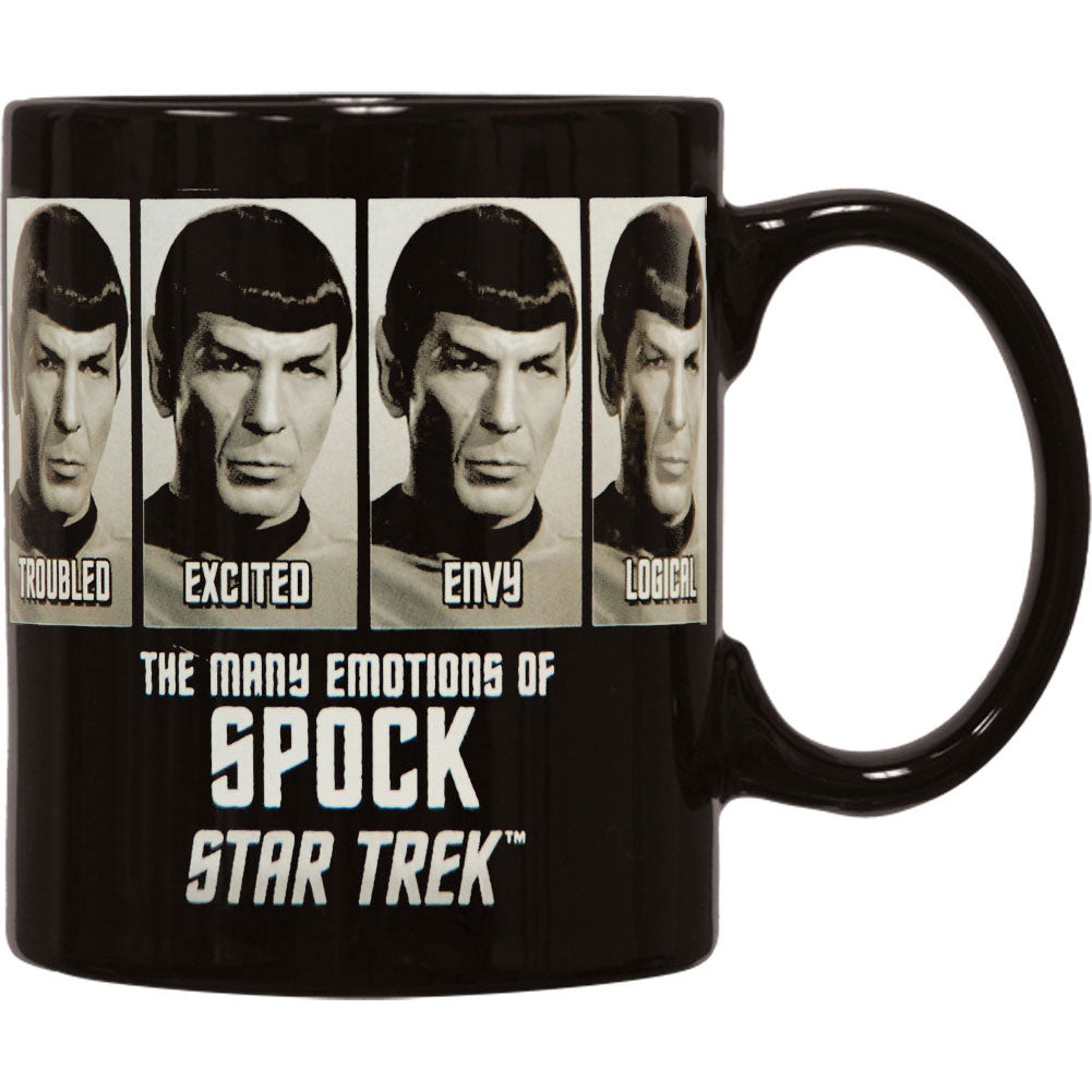Star Trek Emotions of Spock 11oz Boxed Ceramic Mug