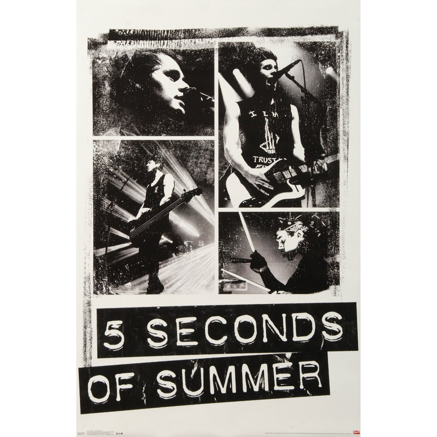 5 Seconds Of Summer Photo Blocks Domestic Poster