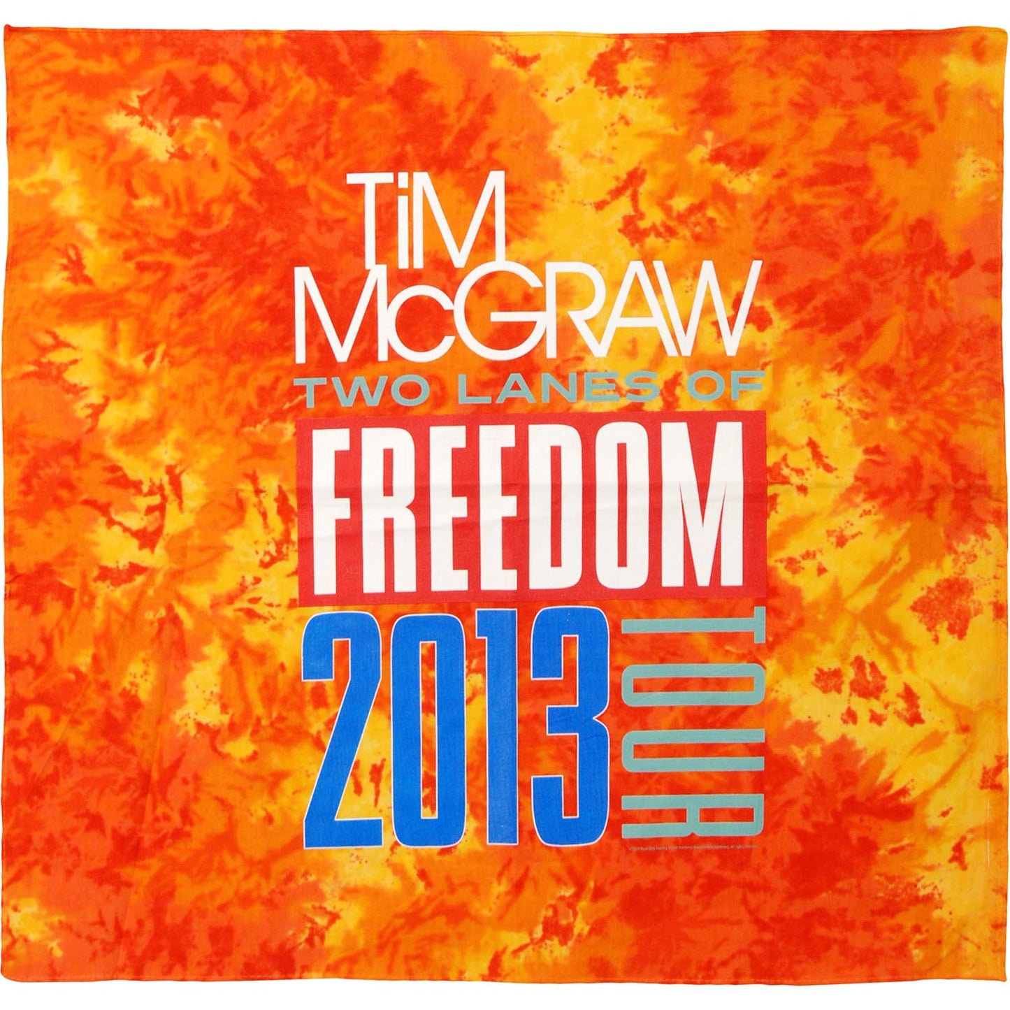 Two Lanes Tie Dye Bandana