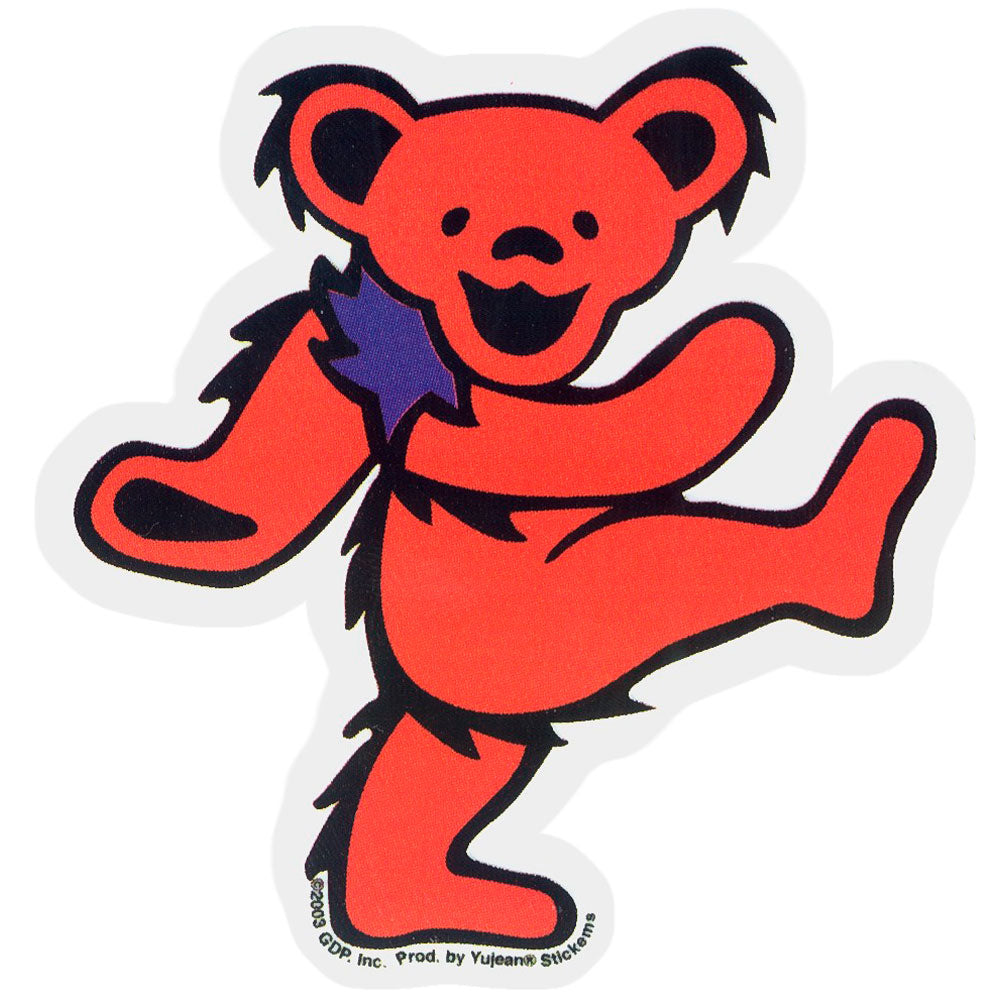 Grateful Dead Dancing Bears Small Sticker 253596 | Rockabilia Merch Store