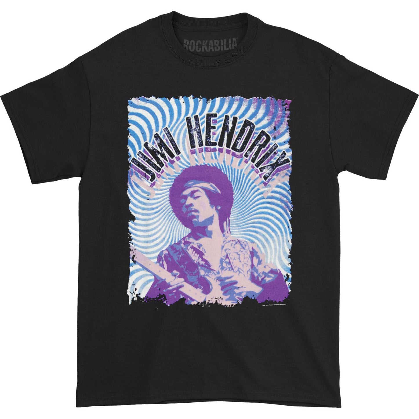 Jimi Hendrix Hendrix Blue Waves T-shirt