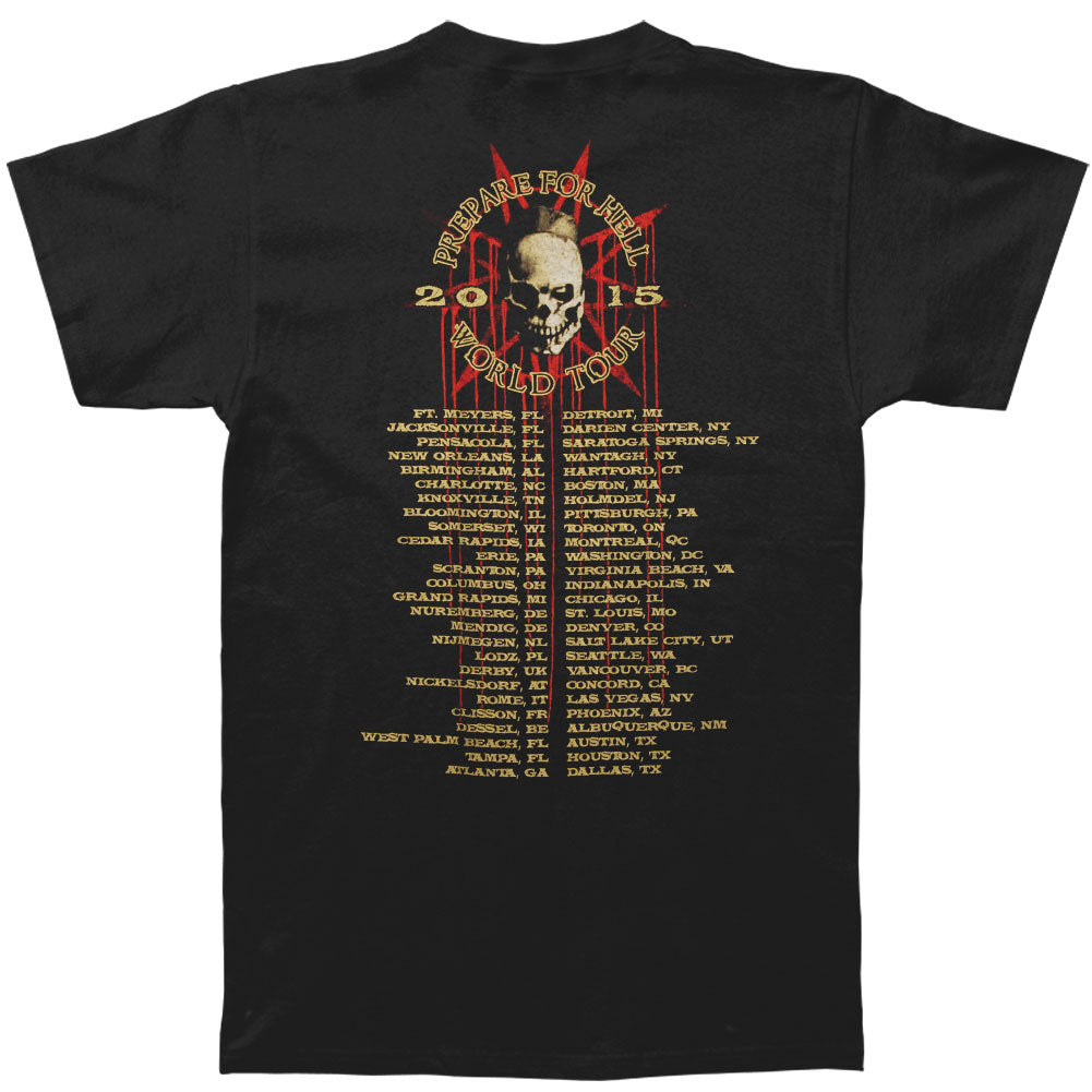 Prepare Fo Hell 2015 World Tour T-shirt