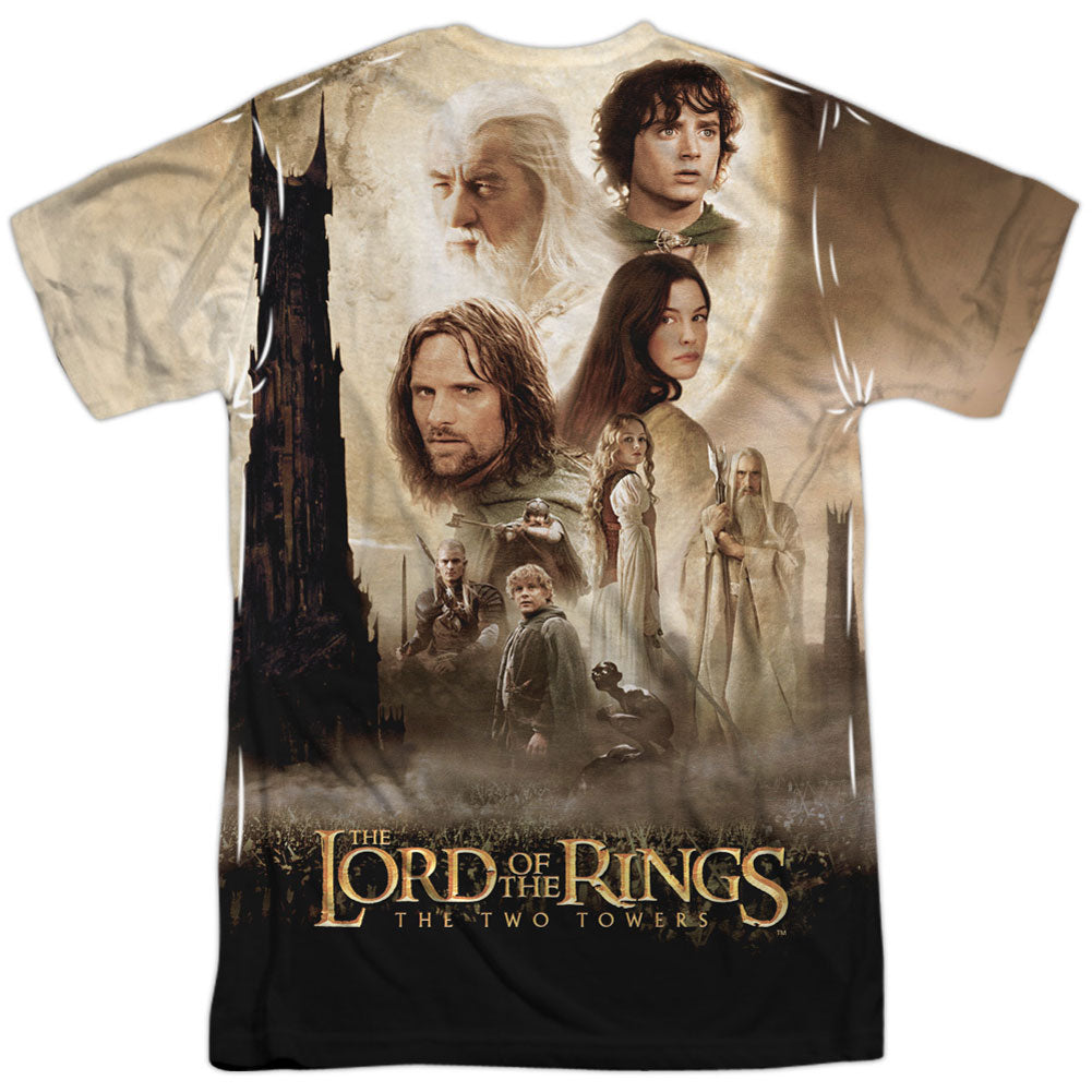 Lord Of The Rings Lord Of The Rings Towers Poster Sublimation T-shirt