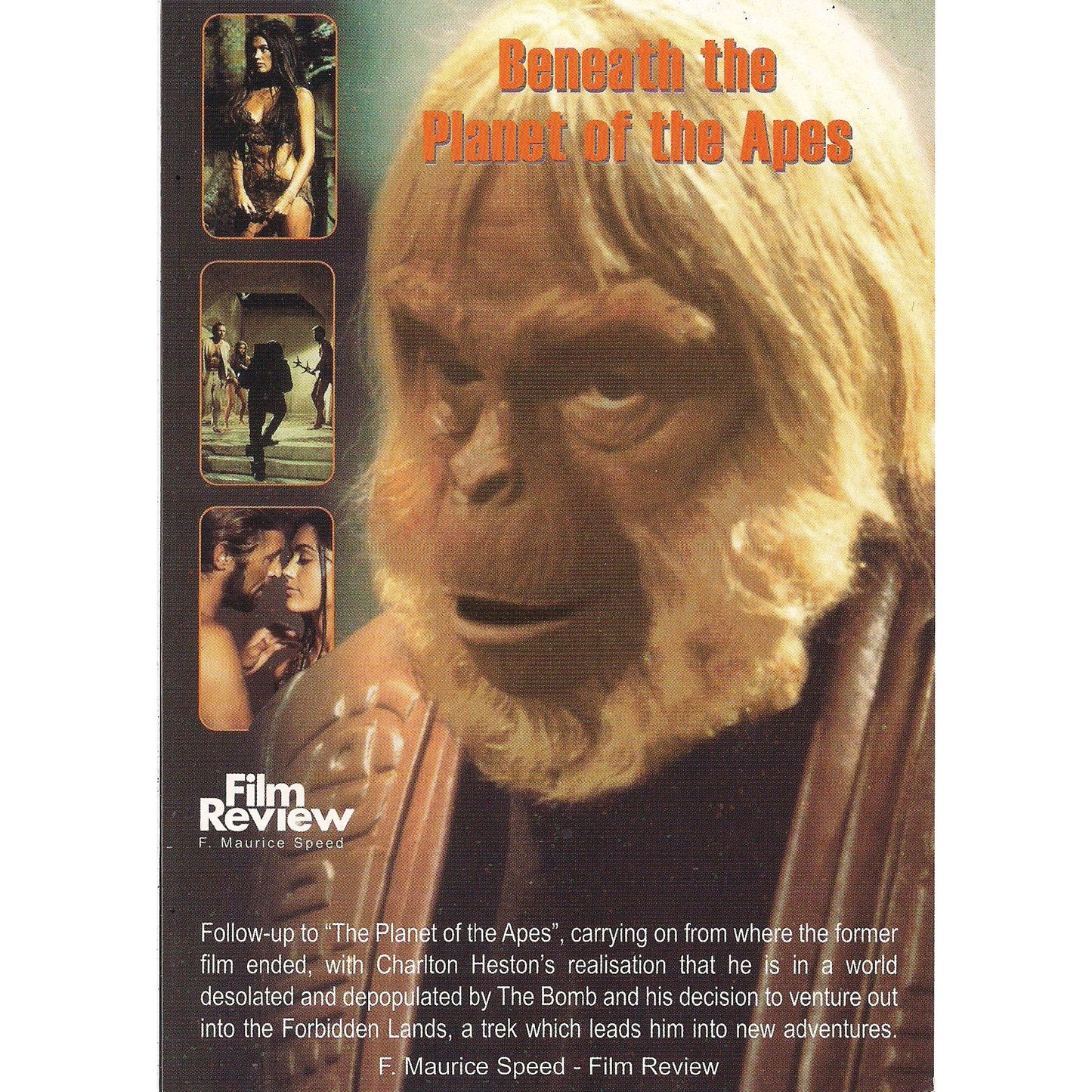 Planet Of The Apes Beneath The Promo Card 1 Post Card