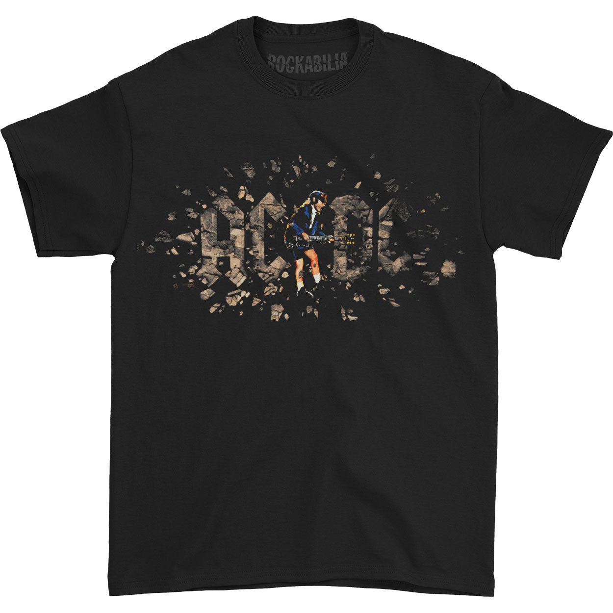 AC/DC Stephen Fishwick Men's "Those About to Rock" T-shirt