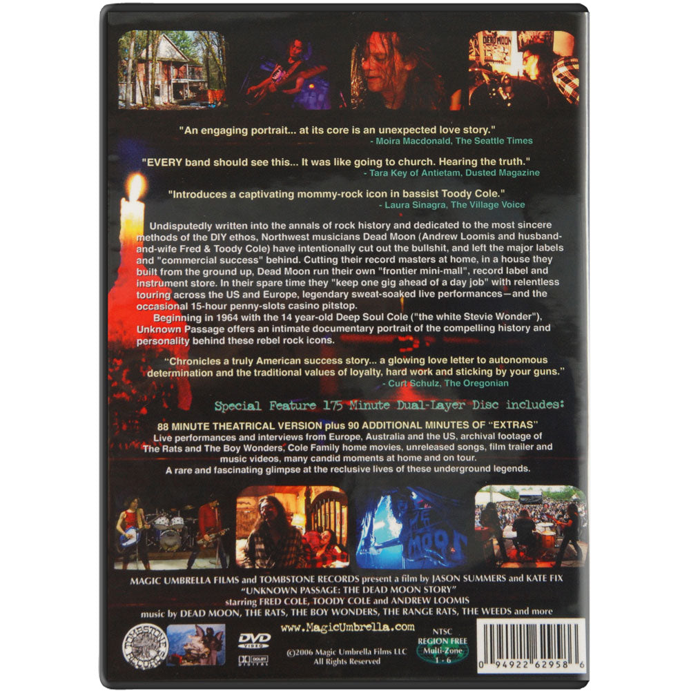 Unknown Passage: Dead Moon Story DVD