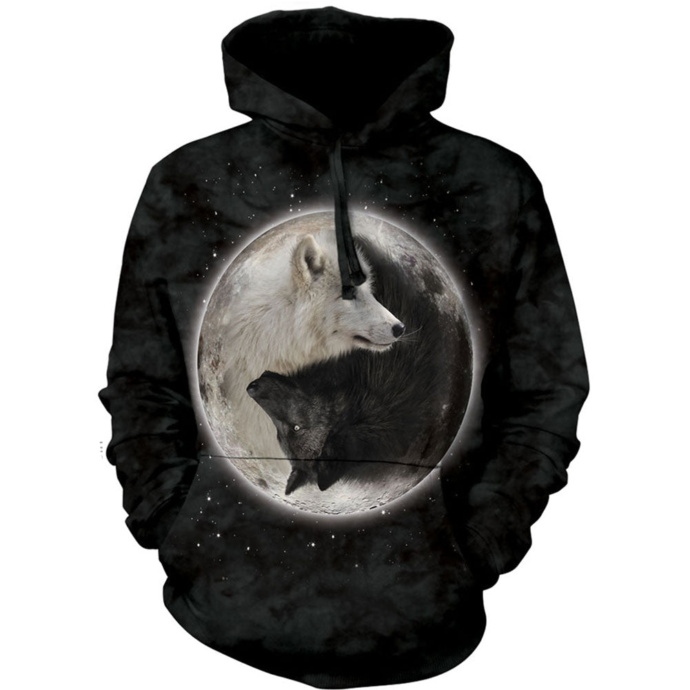 Yin Yang Wolves Hoodie Hooded Sweatshirt