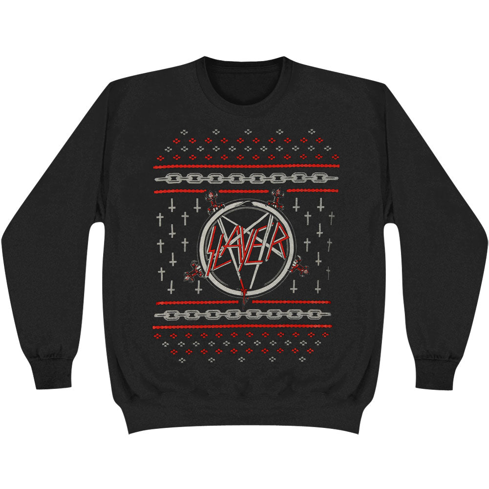 Slayer Pentagram Holiday Sweatshirt