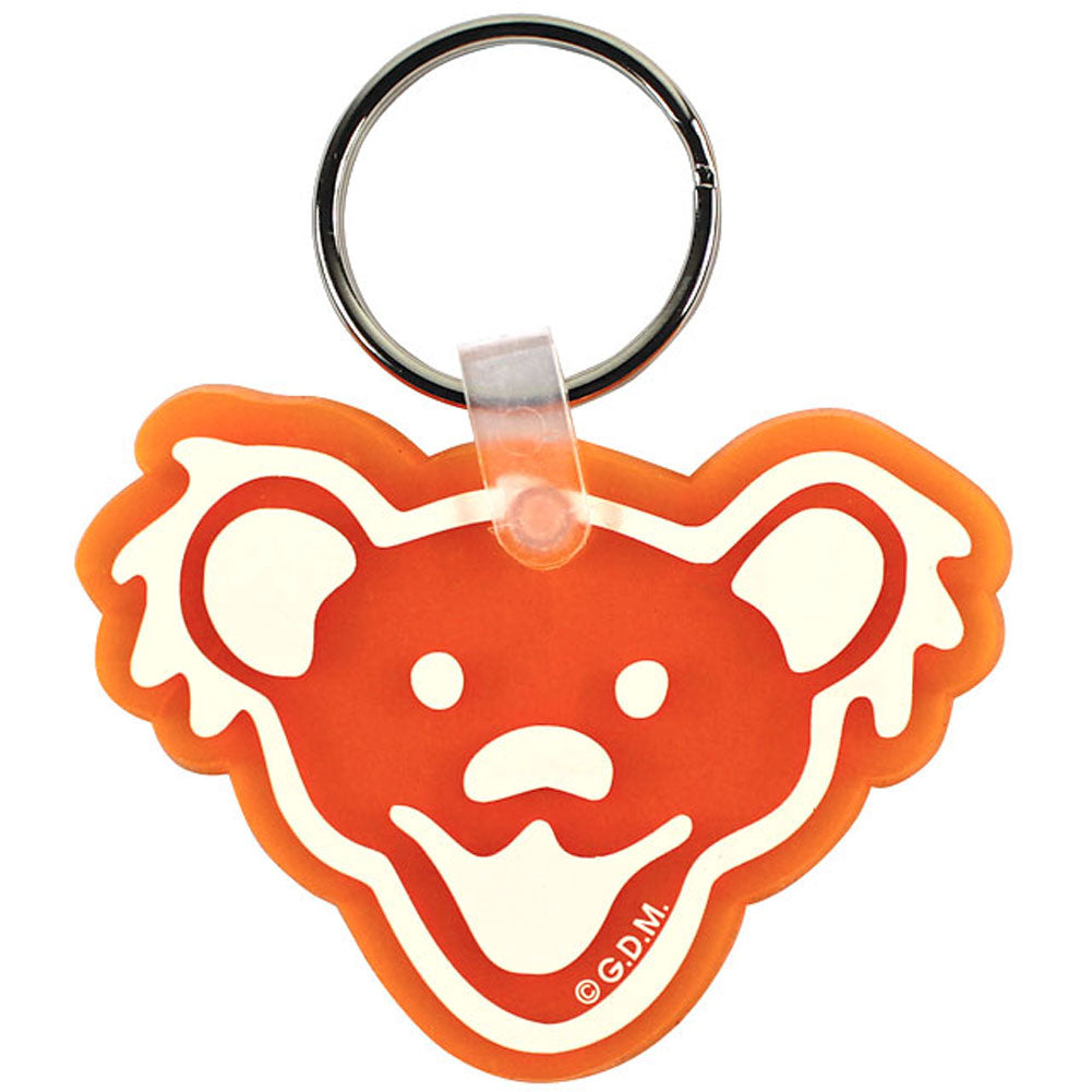 Grateful Dead Bears Face Plastic Key Chain