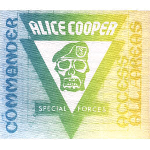 Alice Cooper Cloth Bakcstage Pass