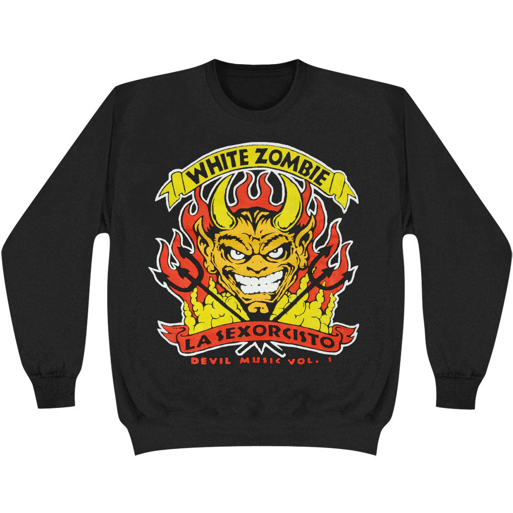 White Zombie Devil Music Crewneck Sweatshirt Sweatshirt