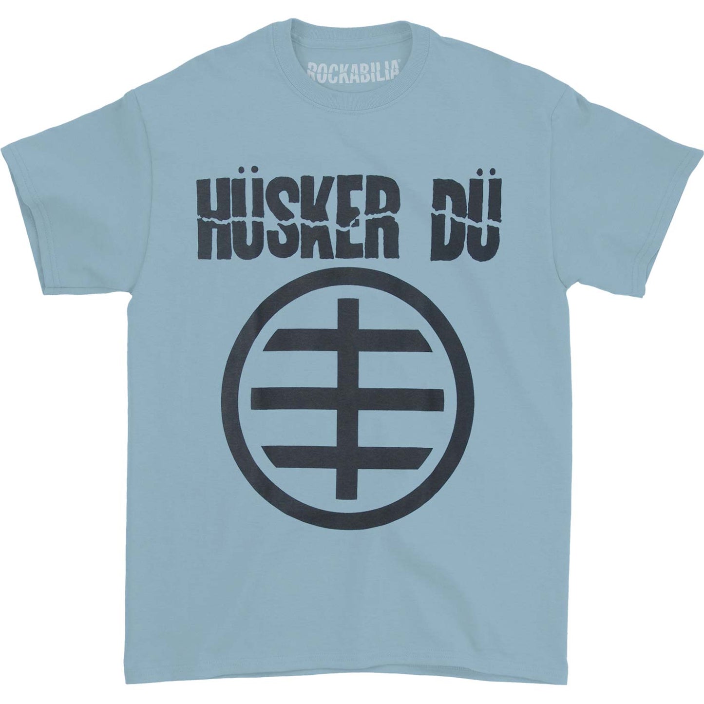 Husker Du Blue Symbol Circle Logo T-shirt