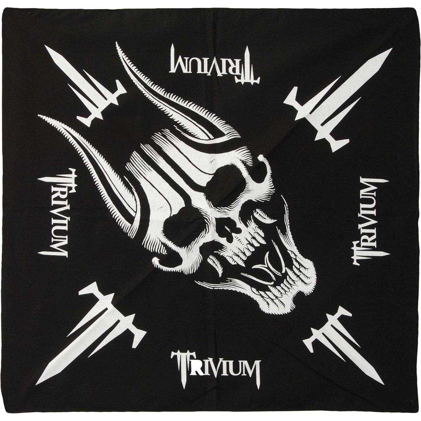 Trivium Screaming Skull Bandana