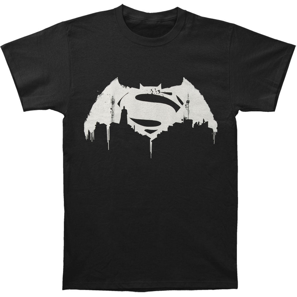 Batman v Superman: Dawn Of Justice Beaten Logo T-shirt